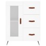 Aparador de madera de ingeniería blanco 69,5x34x90 cm de vidaXL, Aparadores - Ref: Foro24-828012, Precio: 96,98 €, Descuento: %