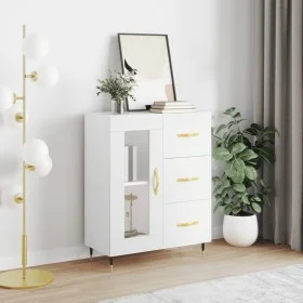Aparador de madera de ingeniería blanco 69,5x34x90 cm de vidaXL, Aparadores - Ref: Foro24-828020, Precio: 83,07 €, Descuento: %