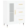 Aparador de madera de ingeniería blanco 69,5x34x90 cm de vidaXL, Aparadores - Ref: Foro24-828020, Precio: 83,93 €, Descuento: %