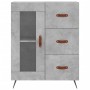Aparador de madera de ingeniería gris hormigón 69,5x34x90 cm de vidaXL, Aparadores - Ref: Foro24-828016, Precio: 69,13 €, Des...