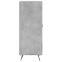 Aparador de madera de ingeniería gris hormigón 69,5x34x90 cm de vidaXL, Aparadores - Ref: Foro24-828016, Precio: 69,13 €, Des...