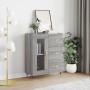 Aparador de madera de ingeniería gris Sonoma 69,5x34x90 cm de vidaXL, Aparadores - Ref: Foro24-828026, Precio: 96,10 €, Descu...