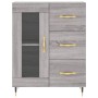 Aparador de madera de ingeniería gris Sonoma 69,5x34x90 cm de vidaXL, Aparadores - Ref: Foro24-828026, Precio: 96,10 €, Descu...