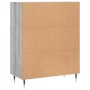 Aparador de madera de ingeniería gris Sonoma 69,5x34x90 cm de vidaXL, Aparadores - Ref: Foro24-828026, Precio: 96,10 €, Descu...