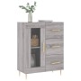 Aparador de madera de ingeniería gris Sonoma 69,5x34x90 cm de vidaXL, Aparadores - Ref: Foro24-828034, Precio: 71,67 €, Descu...