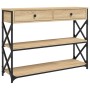Mesa consola madera de ingeniería roble Sonoma 100x28x75 cmm en Mesas auxiliares | Comprar online en Foru.es