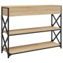 Mesa consola madera de ingeniería roble Sonoma 100x28x75 cmm en Mesas auxiliares | Comprar online en Foru.es