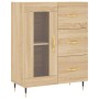 Aparador de madera de ingeniería roble Sonoma 69,5x34x90 cm de vidaXL, Aparadores - Ref: Foro24-828023, Precio: 93,58 €, Desc...