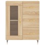 Aparador de madera de ingeniería roble Sonoma 69,5x34x90 cm de vidaXL, Aparadores - Ref: Foro24-828023, Precio: 93,58 €, Desc...