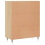 Aparador de madera de ingeniería roble Sonoma 69,5x34x90 cm de vidaXL, Aparadores - Ref: Foro24-828023, Precio: 93,58 €, Desc...
