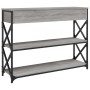 Mesa consola madera de ingeniería gris Sonoma 100x28x75 cm en Mesas auxiliares | Comprar online en Foru.es