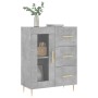 Aparador de madera de ingeniería gris hormigón 69,5x34x90 cm de vidaXL, Aparadores - Ref: Foro24-828032, Precio: 93,12 €, Des...