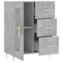 Aparador de madera de ingeniería gris hormigón 69,5x34x90 cm de vidaXL, Aparadores - Ref: Foro24-828032, Precio: 93,12 €, Des...