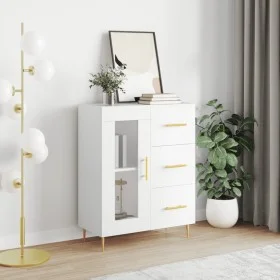 Aparador de madera de ingeniería blanco 69,5x34x90 cm de vidaXL, Aparadores - Ref: Foro24-828028, Precio: 78,86 €, Descuento: %