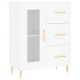 Aparador de madera de ingeniería blanco 69,5x34x90 cm de vidaXL, Aparadores - Ref: Foro24-828028, Precio: 79,62 €, Descuento: %