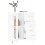 Aparador de madera de ingeniería blanco 69,5x34x90 cm de vidaXL, Aparadores - Ref: Foro24-828028, Precio: 79,62 €, Descuento: %