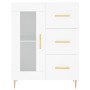 Aparador de madera de ingeniería blanco 69,5x34x90 cm de vidaXL, Aparadores - Ref: Foro24-828028, Precio: 79,62 €, Descuento: %