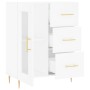 Aparador de madera de ingeniería blanco 69,5x34x90 cm de vidaXL, Aparadores - Ref: Foro24-828028, Precio: 79,62 €, Descuento: %