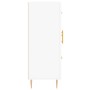 Aparador de madera de ingeniería blanco 69,5x34x90 cm de vidaXL, Aparadores - Ref: Foro24-828028, Precio: 79,62 €, Descuento: %