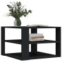 Mesa de centro madera de ingeniería negro 58x58x40 cm en Mesas de centro | Comprar online en Foru.es