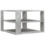 Mesa de centro madera ingeniería gris hormigón 58x58x40 cm en Mesas de centro | Comprar online en Foru.es