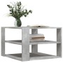 Mesa de centro madera ingeniería gris hormigón 58x58x40 cm en Mesas de centro | Comprar online en Foru.es