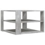 Mesa de centro madera ingeniería gris hormigón 58x58x40 cm en Mesas de centro | Comprar online en Foru.es