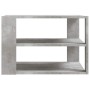 Mesa de centro madera ingeniería gris hormigón 58x58x40 cm en Mesas de centro | Comprar online en Foru.es