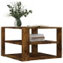 Mesa de centro madera ingeniería roble ahumado 58x58x40 cm en Mesas de centro | Comprar online en Foru.es