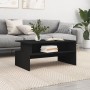 Mesa de centro madera de ingeniería negro 90x55x42,5 cm en Mesas de centro | Comprar online en Foru.es