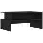 Mesa de centro madera de ingeniería negro 90x55x42,5 cm en Mesas de centro | Comprar online en Foru.es