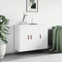 Aparador de madera de ingeniería blanco 90x34x80 cm de vidaXL, Aparadores - Ref: Foro24-828076, Precio: 86,33 €, Descuento: %