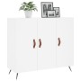 Aparador de madera de ingeniería blanco 90x34x80 cm de vidaXL, Aparadores - Ref: Foro24-828076, Precio: 86,33 €, Descuento: %