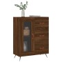 Aparador de madera de ingeniería marrón roble 69,5x34x90 cm de vidaXL, Aparadores - Ref: Foro24-828019, Precio: 68,35 €, Desc...