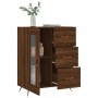 Aparador de madera de ingeniería marrón roble 69,5x34x90 cm de vidaXL, Aparadores - Ref: Foro24-828019, Precio: 68,35 €, Desc...