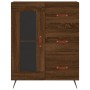 Aparador de madera de ingeniería marrón roble 69,5x34x90 cm de vidaXL, Aparadores - Ref: Foro24-828019, Precio: 68,35 €, Desc...
