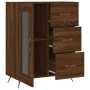 Aparador de madera de ingeniería marrón roble 69,5x34x90 cm de vidaXL, Aparadores - Ref: Foro24-828019, Precio: 68,35 €, Desc...