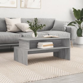 Mesa de centro madera de ingeniería gris Sonoma 90x55x42,5 cm en Mesas de centro | Comprar online en Foru.es