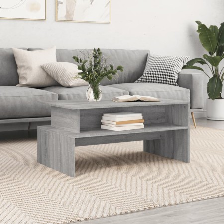 Mesa de centro madera de ingeniería gris Sonoma 90x55x42,5 cm en Mesas de centro | Comprar online en Foru.es