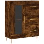 Aparador de madera de ingeniería roble ahumado 69,5x34x90 cm de vidaXL, Aparadores - Ref: Foro24-828033, Precio: 69,39 €, Des...