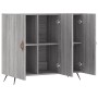 Aparador de madera de ingeniería gris Sonoma 90x34x80 cm de vidaXL, Aparadores - Ref: Foro24-828082, Precio: 82,04 €, Descuen...