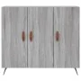 Aparador de madera de ingeniería gris Sonoma 90x34x80 cm de vidaXL, Aparadores - Ref: Foro24-828082, Precio: 81,07 €, Descuen...