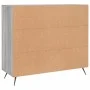 Aparador de madera de ingeniería gris Sonoma 90x34x80 cm de vidaXL, Aparadores - Ref: Foro24-828082, Precio: 81,07 €, Descuen...