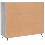 Aparador de madera de ingeniería gris Sonoma 90x34x80 cm de vidaXL, Aparadores - Ref: Foro24-828082, Precio: 82,04 €, Descuen...