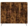 Aparador de madera de ingeniería roble ahumado 90x34x80 cm de vidaXL, Aparadores - Ref: Foro24-828081, Precio: 83,57 €, Descu...