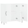 Aparador de madera de ingeniería blanco 90x34x80 cm de vidaXL, Aparadores - Ref: Foro24-828100, Precio: 95,82 €, Descuento: %