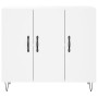 Aparador de madera de ingeniería blanco 90x34x80 cm de vidaXL, Aparadores - Ref: Foro24-828100, Precio: 95,82 €, Descuento: %