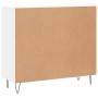 Aparador de madera de ingeniería blanco 90x34x80 cm de vidaXL, Aparadores - Ref: Foro24-828100, Precio: 95,82 €, Descuento: %