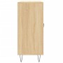 Aparador de madera de ingeniería roble Sonoma 90x34x80 cm de vidaXL, Aparadores - Ref: Foro24-828103, Precio: 82,61 €, Descue...