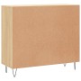 Aparador de madera de ingeniería roble Sonoma 90x34x80 cm de vidaXL, Aparadores - Ref: Foro24-828103, Precio: 82,61 €, Descue...